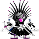 download Kempachi Tux clipart image with 270 hue color
