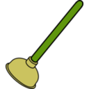 download Toilet Plunger clipart image with 45 hue color