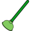 download Toilet Plunger clipart image with 90 hue color