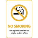 download No Smoking clipart image with 45 hue color