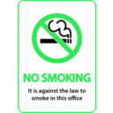 download No Smoking clipart image with 135 hue color