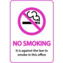 download No Smoking clipart image with 315 hue color