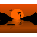 Sunset Waterscene