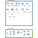 download Iec Electronic Circuit Symbols clipart image with 90 hue color