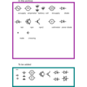 download Iec Electronic Circuit Symbols clipart image with 180 hue color