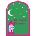 download Ramadan Kareem clipart image with 270 hue color