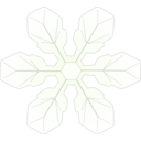download Snowflake1 clipart image with 270 hue color