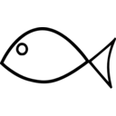 download Fish clipart image with 0 hue color