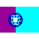 download Flag Of Portugal clipart image with 180 hue color
