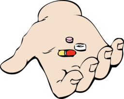 Hand And Pills