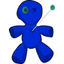 download Voodoo Doll clipart image with 180 hue color