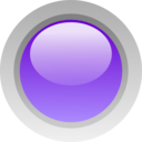 download Led Circle Red clipart image with 270 hue color