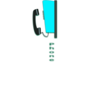 download Public Telephone clipart image with 135 hue color
