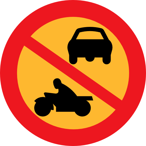 No Motorbikes Or Cars