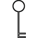 download 3d Key clipart image with 45 hue color