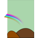 download Rainbow1 clipart image with 270 hue color