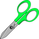 download Scissors clipart image with 135 hue color