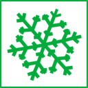 download Eco Green Snow Icon clipart image with 45 hue color