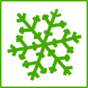 Eco Green Snow Icon