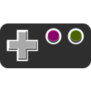 download Gamepad clipart image with 315 hue color