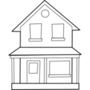 download House Maison clipart image with 45 hue color