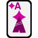 download Ace Of Diamonds clipart image with 315 hue color
