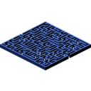 download Maze 2 clipart image with 225 hue color