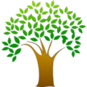 download Tree clipart image with 0 hue color