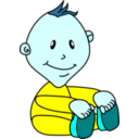 download Babystage4 clipart image with 180 hue color