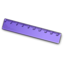 download Ruler clipart image with 225 hue color
