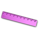 download Ruler clipart image with 270 hue color