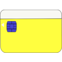 download Smartcard clipart image with 180 hue color
