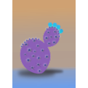 download Cactus clipart image with 180 hue color