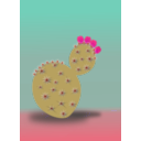 download Cactus clipart image with 315 hue color