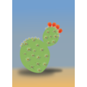 download Cactus clipart image with 0 hue color