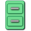 download Drawer clipart image with 90 hue color