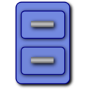 download Drawer clipart image with 180 hue color