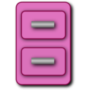 download Drawer clipart image with 270 hue color