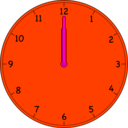 download Clock clipart image with 315 hue color