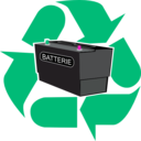 download Recyclage Batterie clipart image with 315 hue color