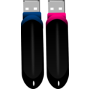 download Flash Drive clipart image with 90 hue color