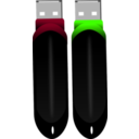 download Flash Drive clipart image with 225 hue color