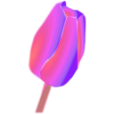 download Tulip Flower clipart image with 270 hue color
