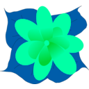 download Flower3 clipart image with 135 hue color