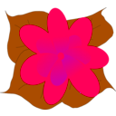 download Flower3 clipart image with 315 hue color