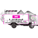 download Garbage Truck clipart image with 315 hue color