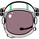 download Space Helmet clipart image with 135 hue color