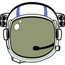 download Space Helmet clipart image with 225 hue color