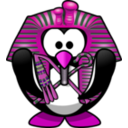 download Tut Ankh Penguin clipart image with 270 hue color