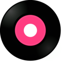 download 45 Record Album clipart image with 315 hue color
